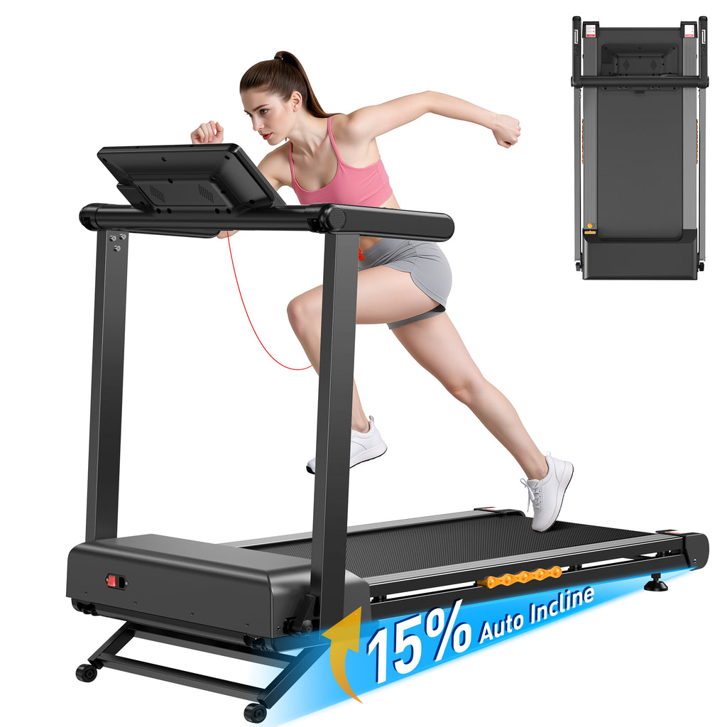Taskbay 3.0 HP Portable Foldable Treadmill with LED Display