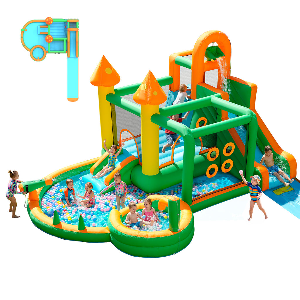 Taskbay Inflatable Bounce House Water Slide Park