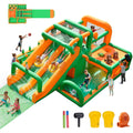 Taskbay Inflatable Double Water Slide Bounce House