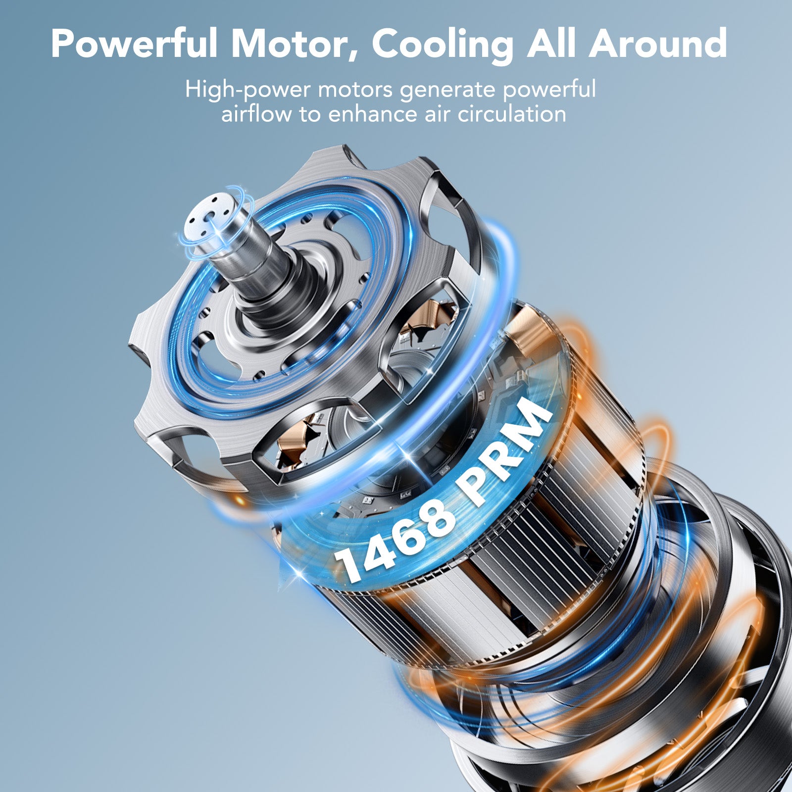 TASKBAY Tower Fan, 31" Oscillating Standing Fan