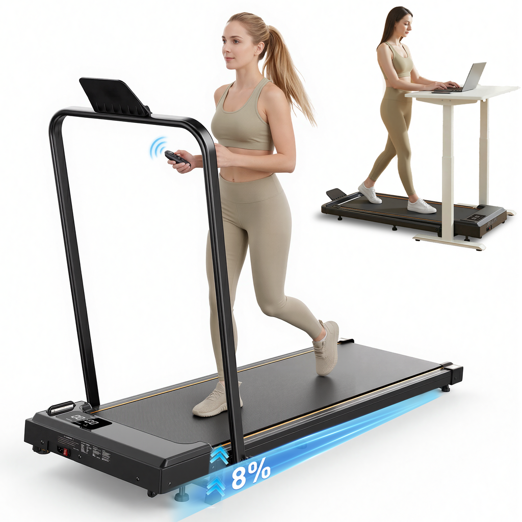 Taskbay Portable Electric Treadmills for Home with Handles
