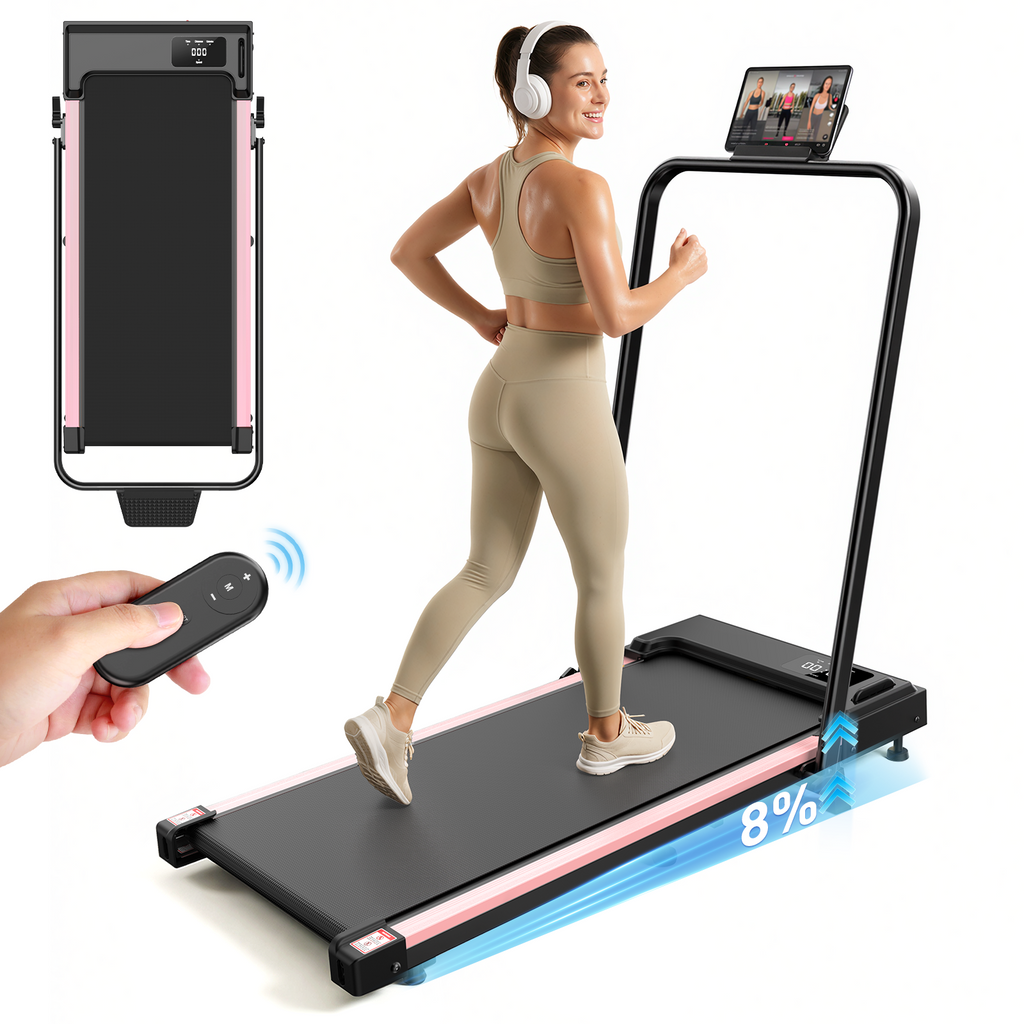 Taskbay Portable Electric Treadmills for Home with Handles