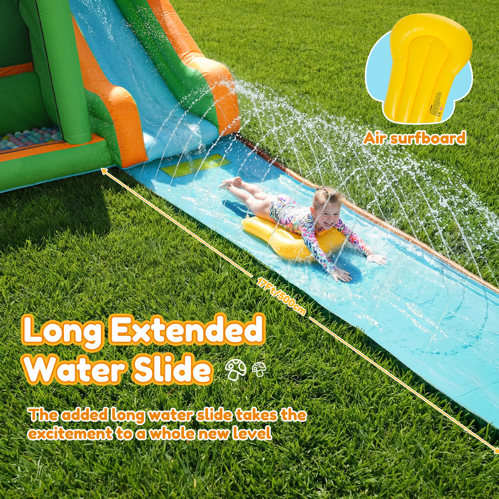 Taskbay Inflatable Bounce House Water Slide Park