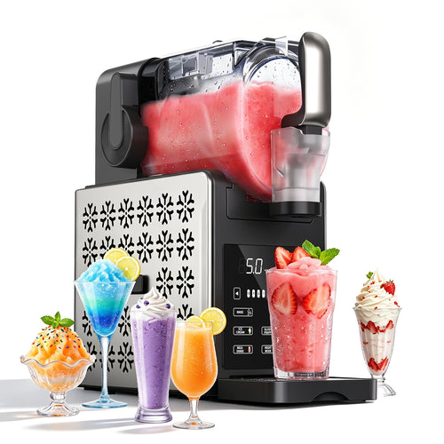 TASKBAY 1.9L Slushie Machine & Soft Serve Ice Cream Maker, 6 Presets, 64oz
