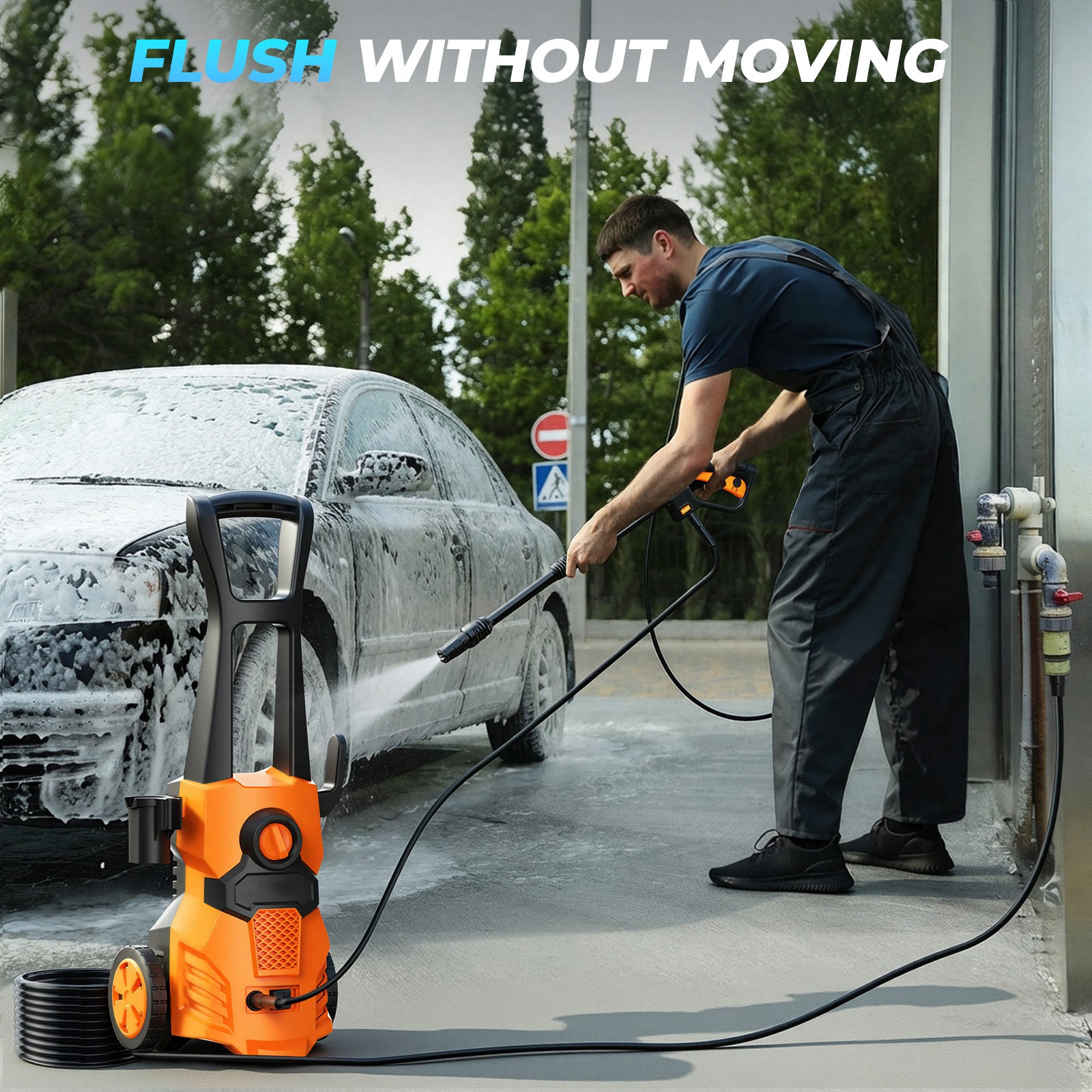 Taskbay 1500W Electric Pressure Washer