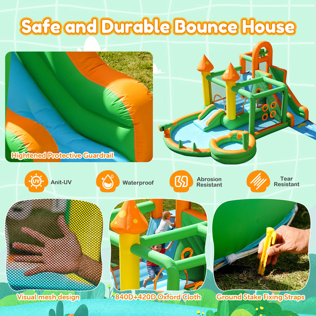 Taskbay Inflatable Bounce House Water Slide Park