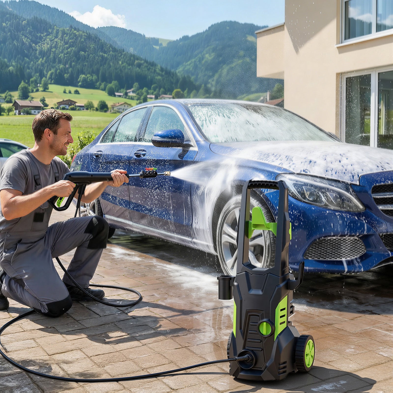 Taskbay 1800W Electric Pressure Washer