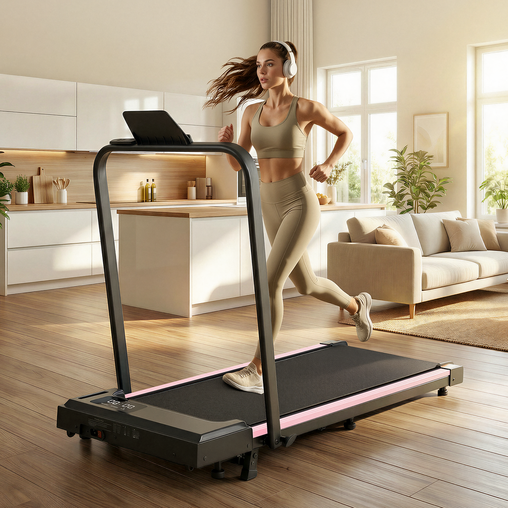 Taskbay Portable Electric Treadmills for Home with Handles