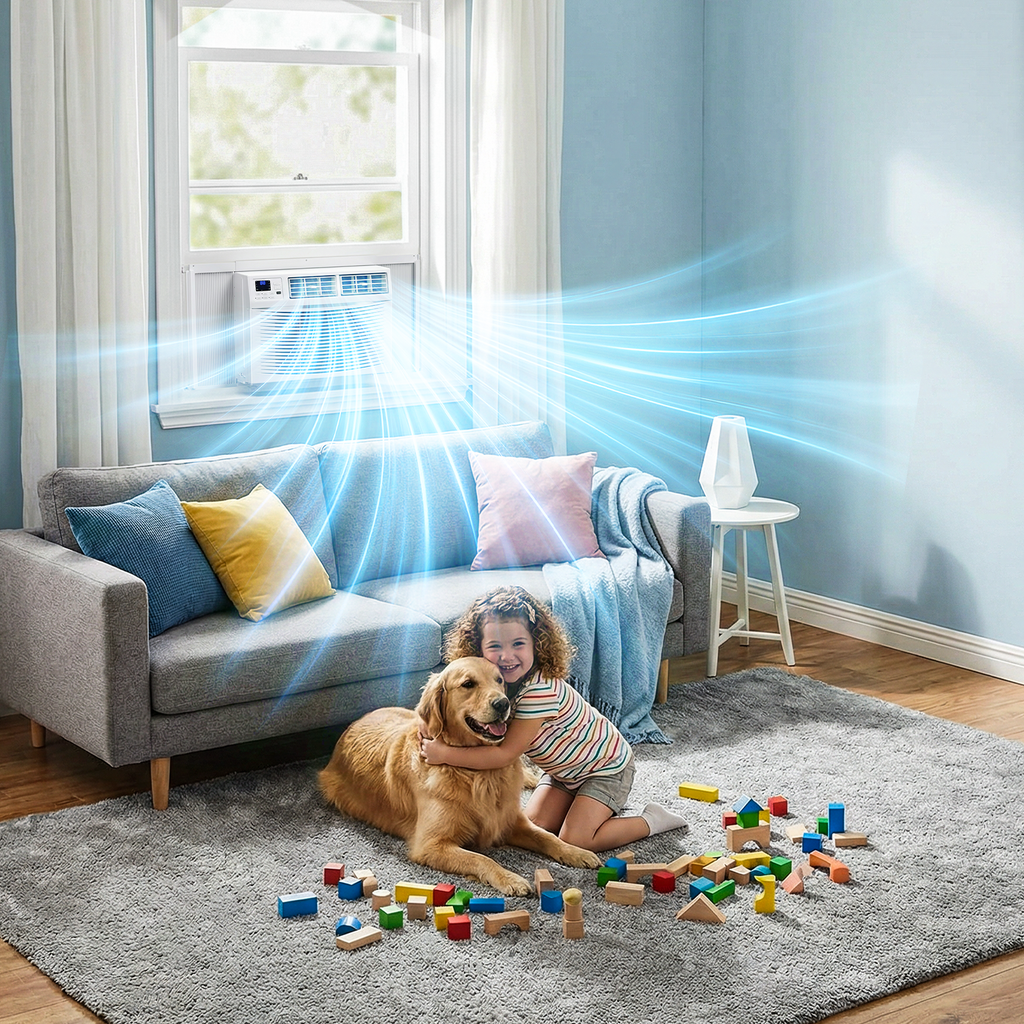 Taskbay Window Air Conditioner with Smart App & Remote